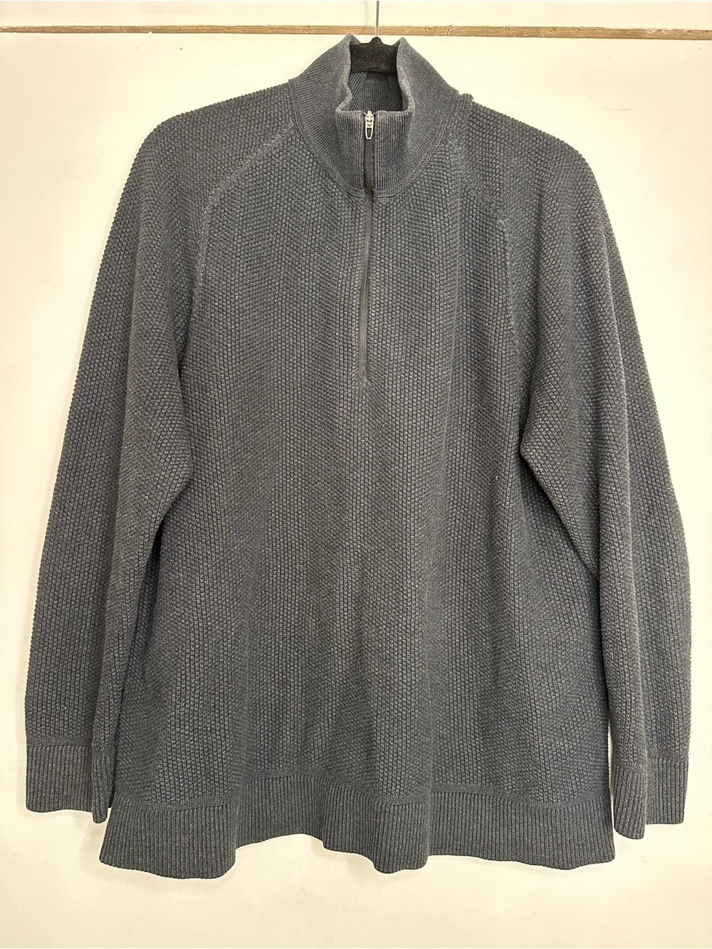 lululemon athletica Men's Half-Zip Sweater Jacket - Charcoal Gray